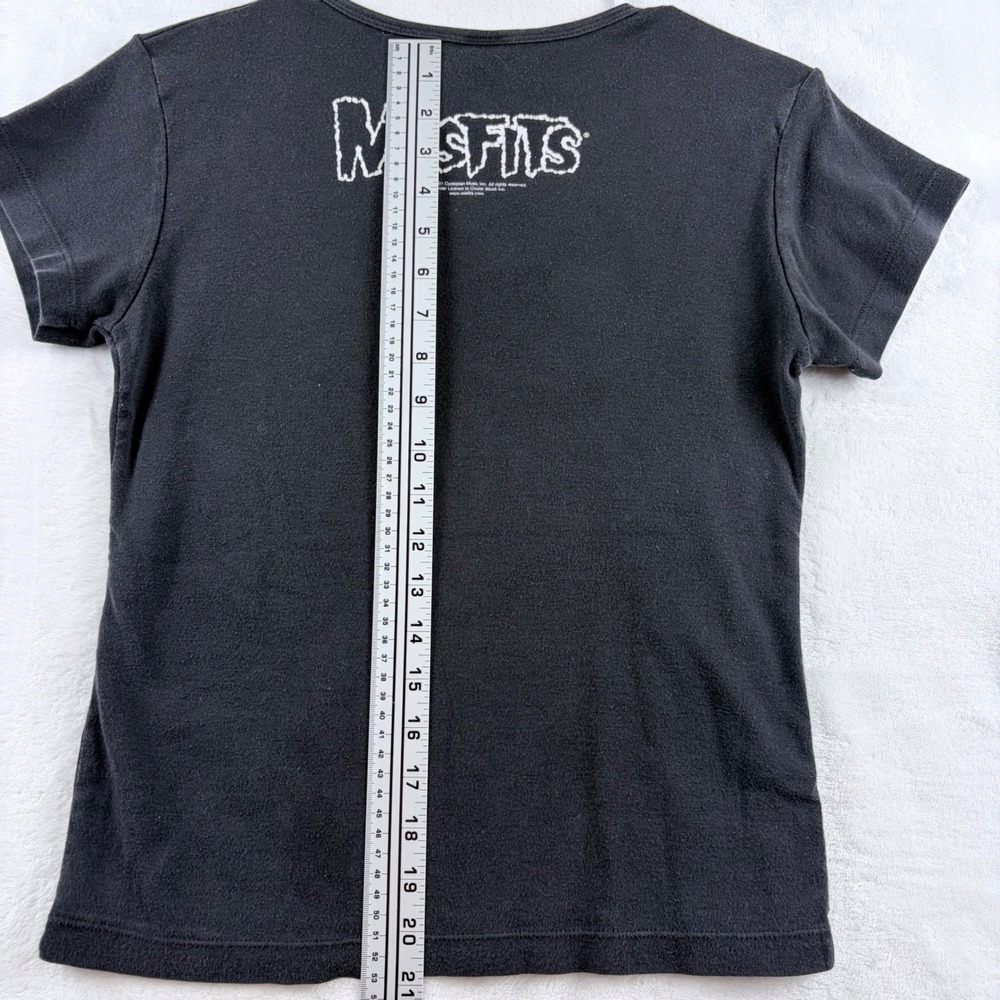 Misfits Skeleton Hands Graphic T-Shirt Black Short Sleeve Punk Band Tee Large - Picture 6 of 7